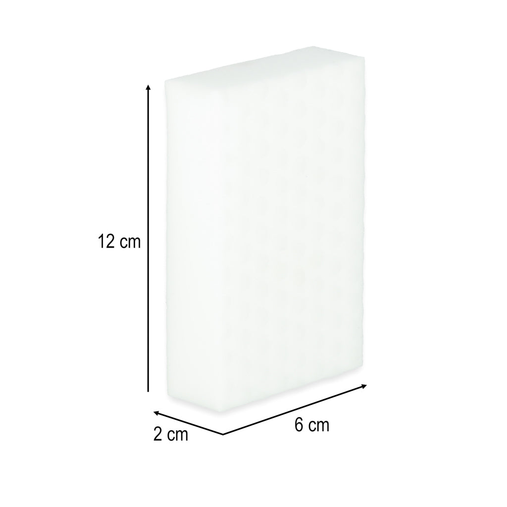Gąbka melaminowa do czyszczenia plam z wypustkami 10x6x2 cm