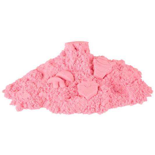 Piasek sensoryczny dla dzieci różowy 1 kg w woreczku