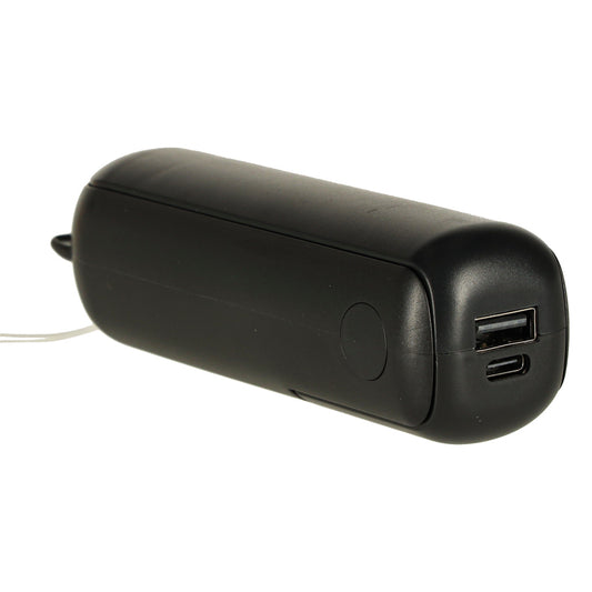 Mini wentylator USB 2w1 składany przenośny biurkowy czarny