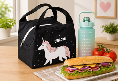 Torba termiczna na lunch i śniadanie Jednorożec
