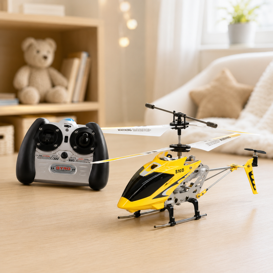Syma S107G RC Helikopter Zdalnie Sterowany Żółty Metal Series