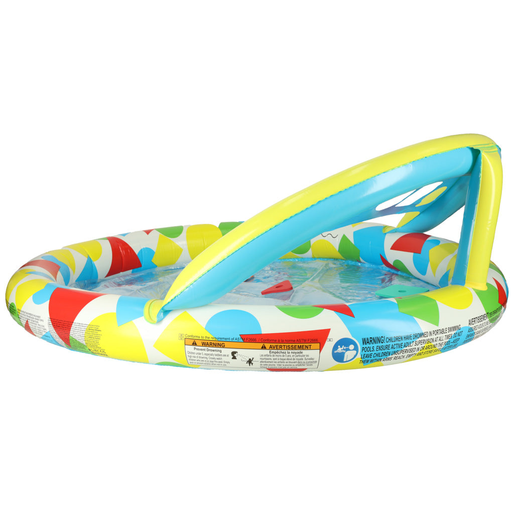 Dmuchany basen dziecięcy BESTWAY 52378 z sorterem kształtów 120 cm 8 m+