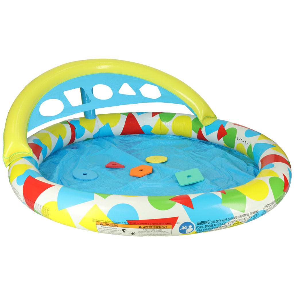 Dmuchany basen dziecięcy BESTWAY 52378 z sorterem kształtów 120 cm 8 m+
