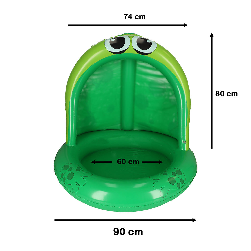 Dmuchany basen dziecięcy z daszkiem Żabka 95 cm