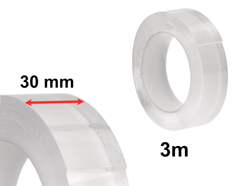 Taśma dwustronna wodoodporna samoprzylepna 30 mm x 3 m