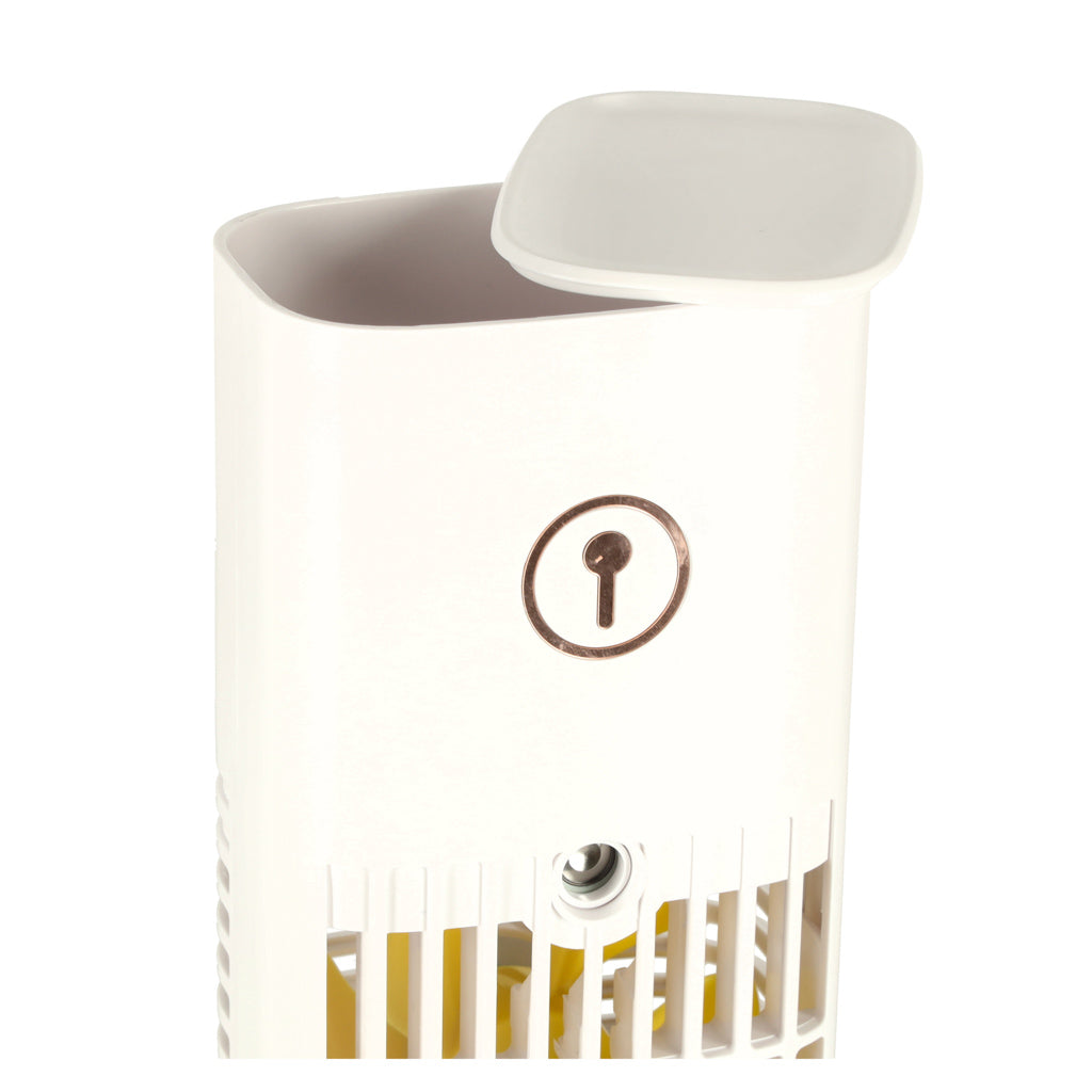 Klimator biurkowy przenośny 3w1 USB z nawilżaniem 300 ml biały