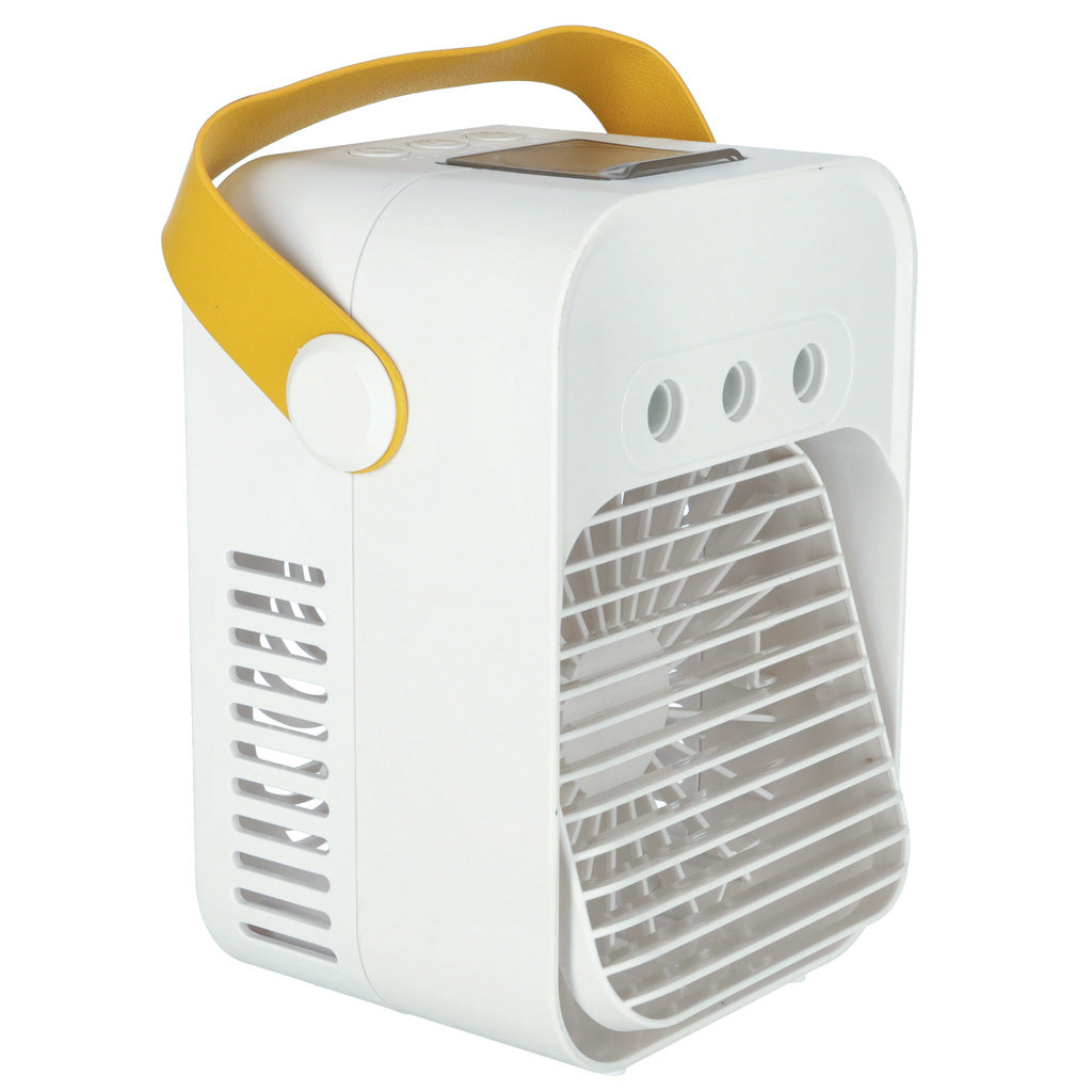 Przenośny klimatyzator biurkowy 3w1 na wodę USB LED, biały