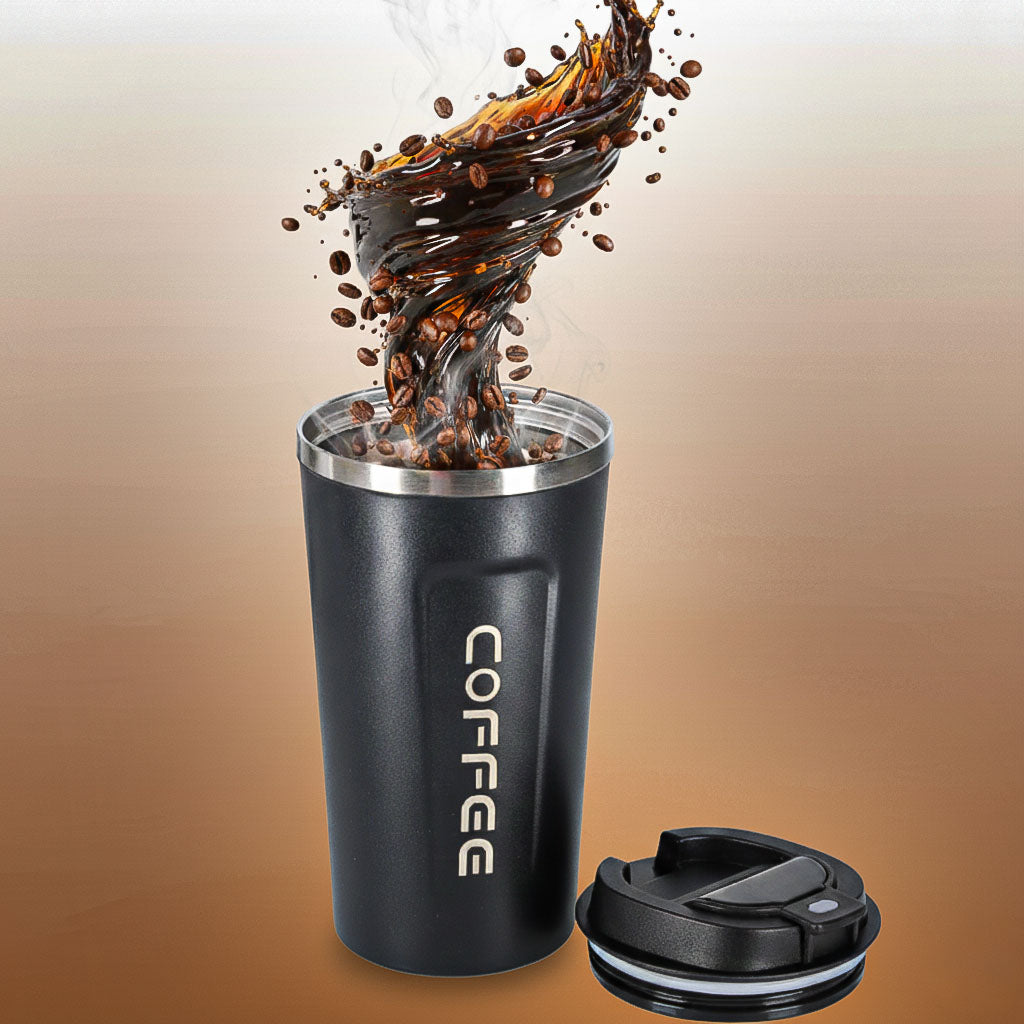 Smart kubek podróżny z wyświetlaczem LED czarny 500ml