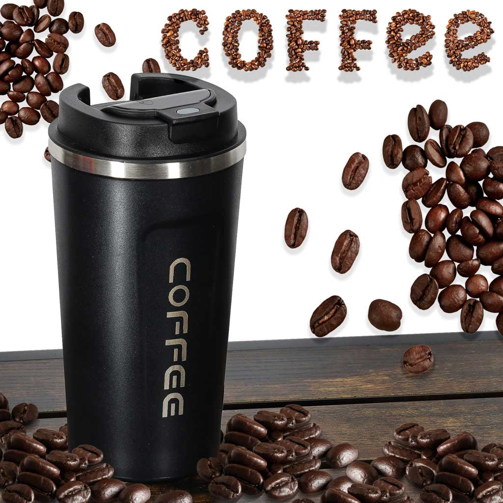 Smart kubek podróżny z wyświetlaczem LED czarny 500ml
