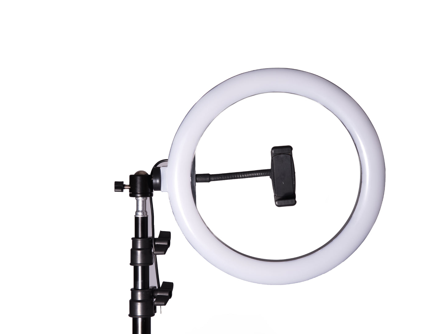 Lampa pierścieniowa LED 60W z uchwytem na telefon i statywem 220 cm