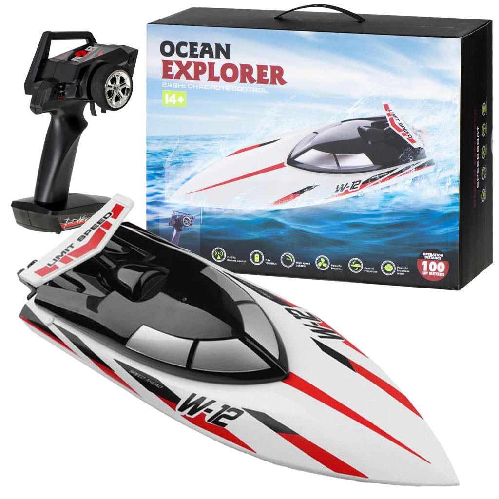 Łódź motorowa RC WLtoys WL912A 2.4GHz 35 km/h 46 cm
