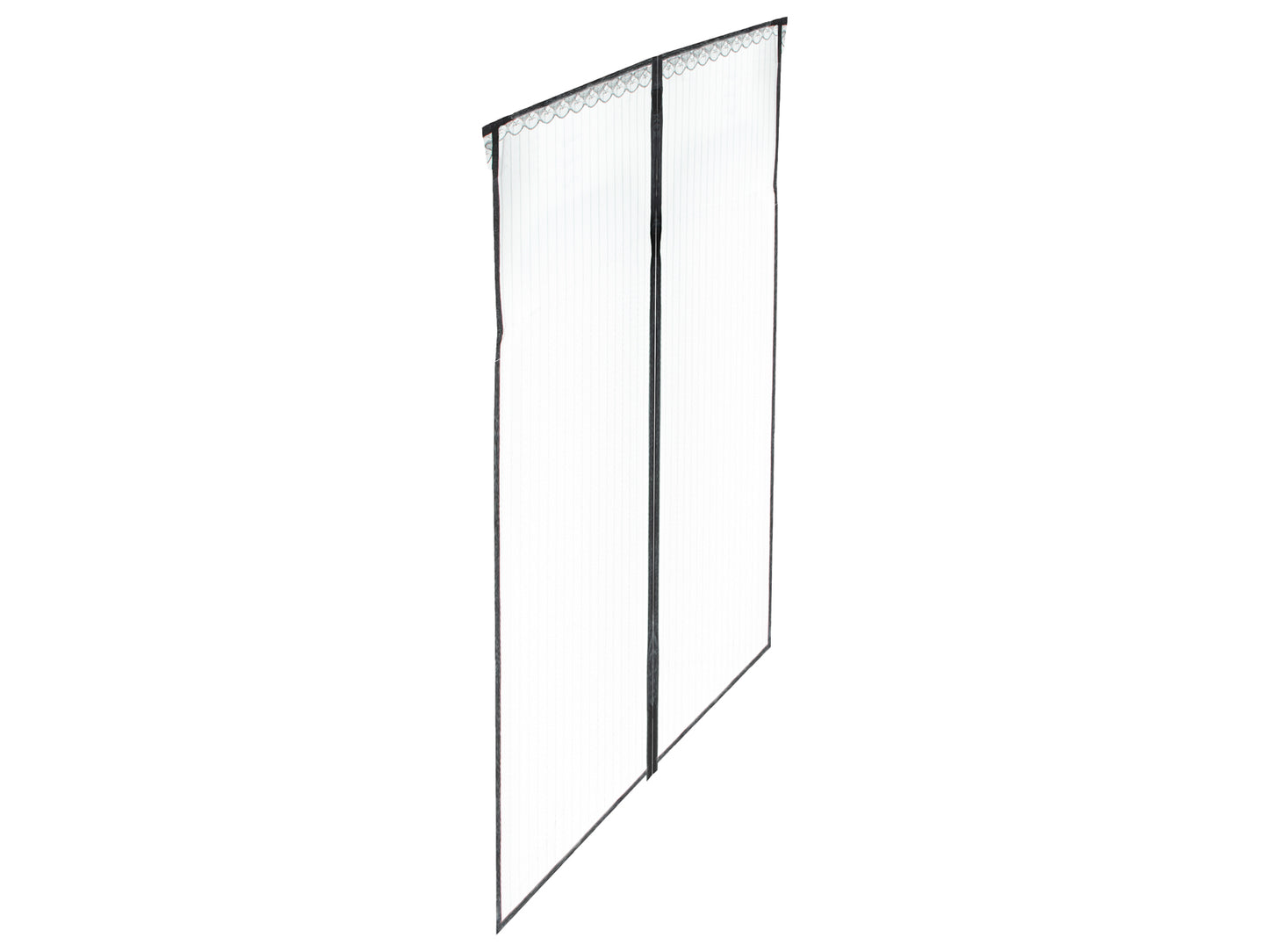 Moskitiera magnetyczna na drzwi 110 x 220 cm czarna