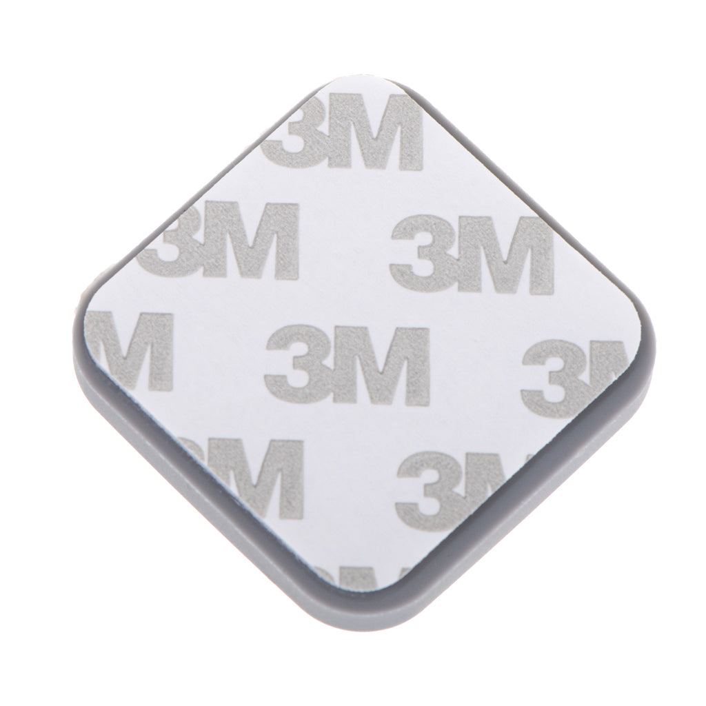 Samoprzylepny odbojnik silikonowy do drzwi i mebli 4x4 cm szary