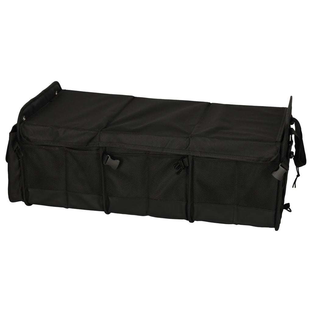 Organizer do bagażnika samochodowego z torbą termiczną XXL 100 l 3-komorowy, składany, wodoodporny, 75x37x32 cm
