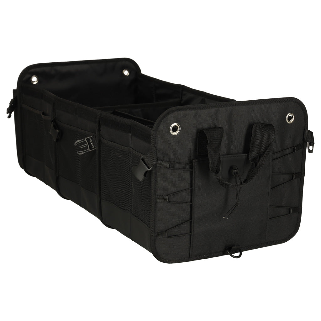 Organizer do bagażnika samochodowego z torbą termiczną XXL 100 l 3-komorowy, składany, wodoodporny, 75x37x32 cm