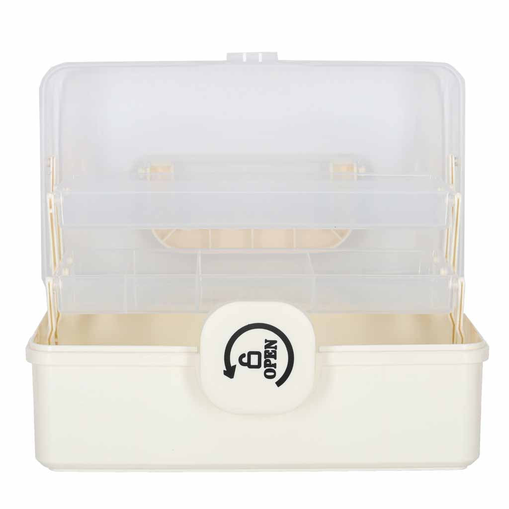Organizer na leki pojemnik pudełko kasetka apteczka duży XL na zamek skrzynka 29x19x15,5 cm