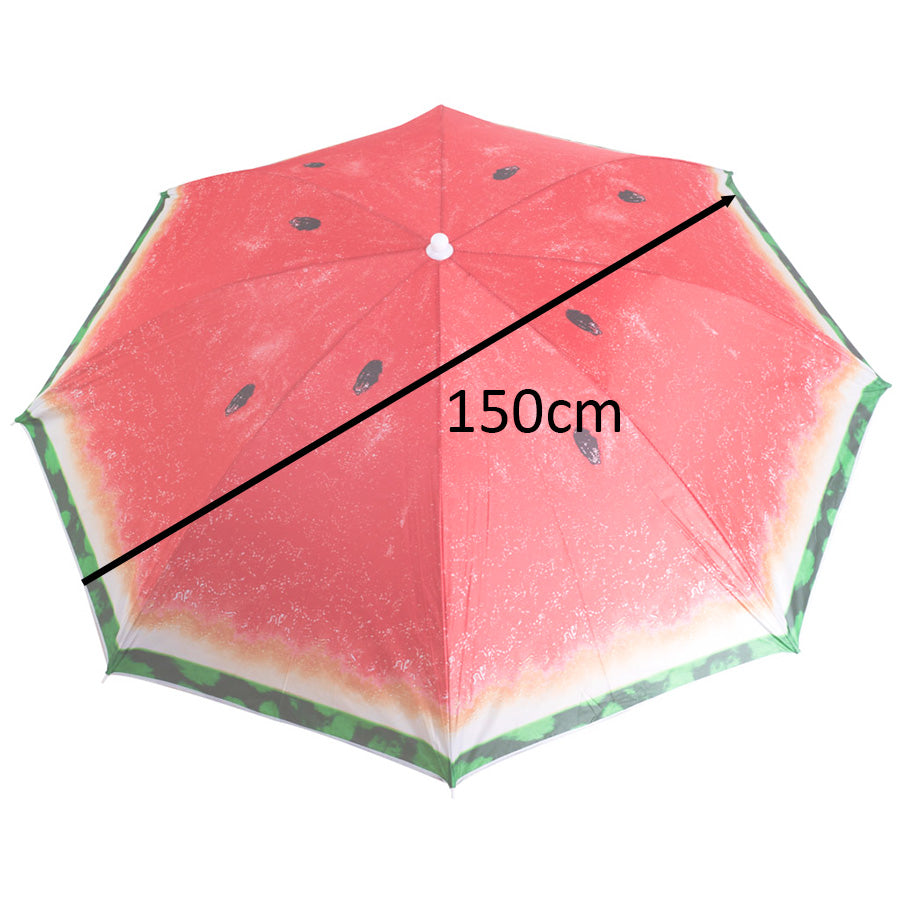 Parasol ogrodowy plażowy 150 cm regulowany łamany arbuz UV