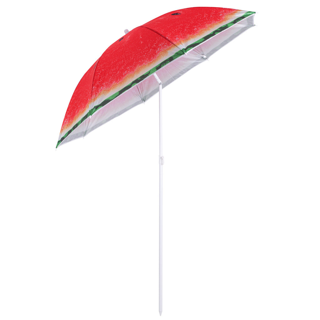 Parasol ogrodowy plażowy 150 cm regulowany łamany arbuz UV