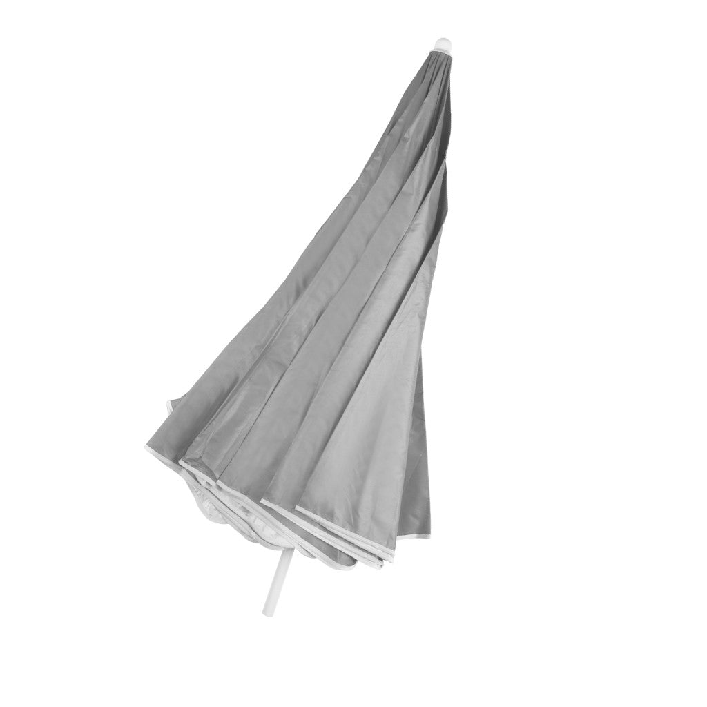 Parasol ogrodowy plażowy regulowany łamany składany UV 150cm szary
