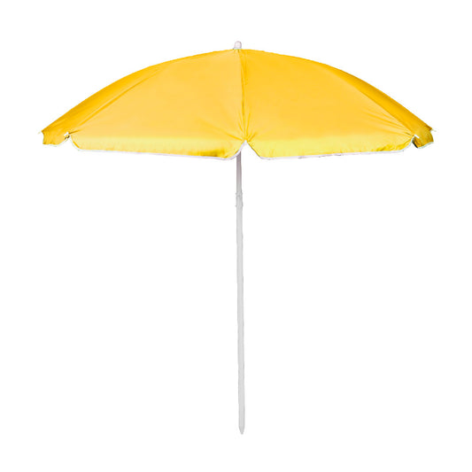 Parasol ogrodowy plażowy regulowany łamany składany UV 150cm żółty