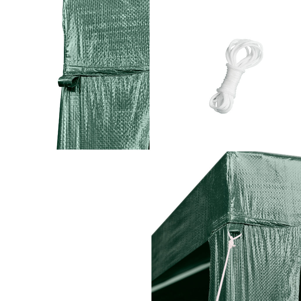 Pawilon ogrodowy 2,5x2,5 m zielony namiot imprezowy i handlowy