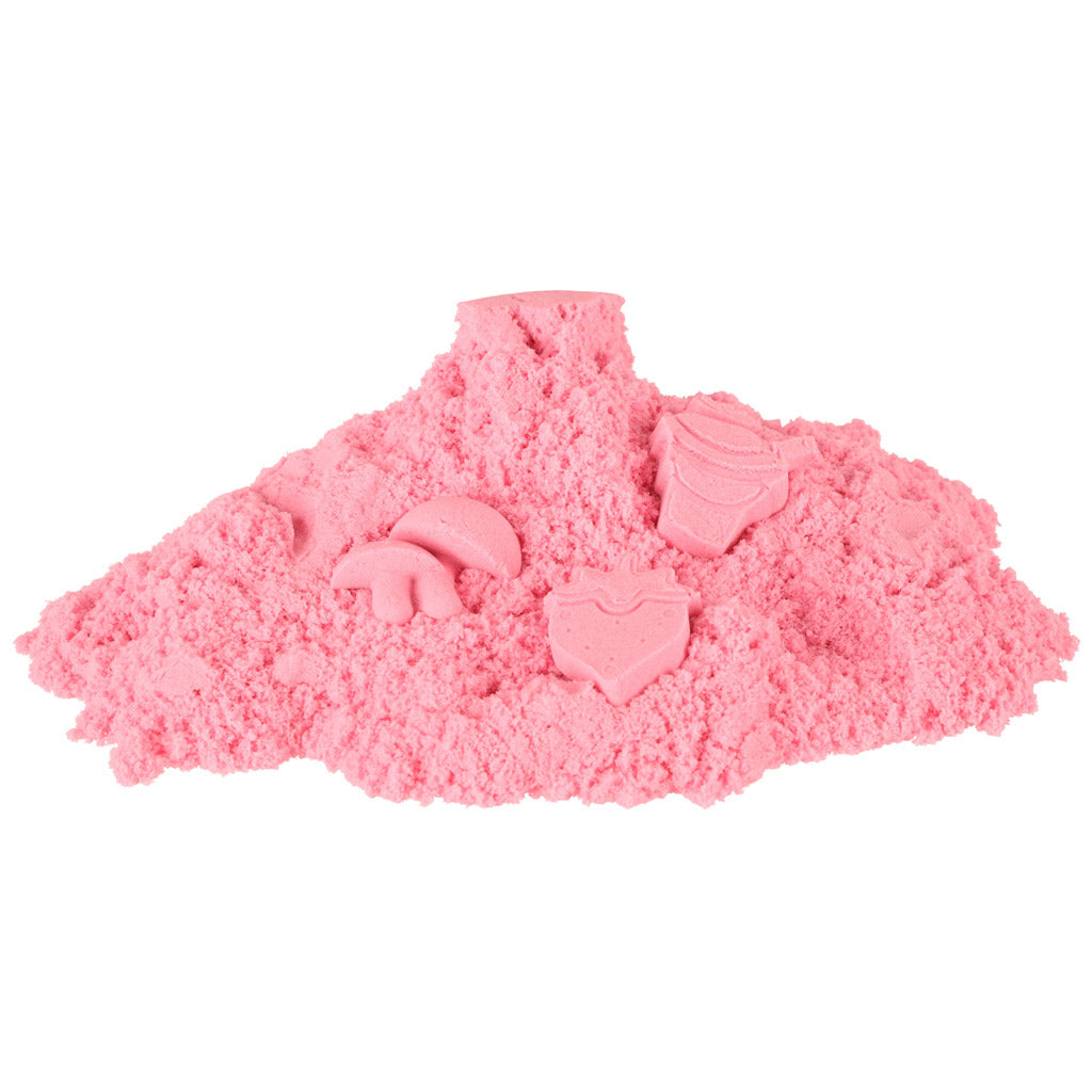 Piasek sensoryczny dla dzieci różowy 1 kg w woreczku