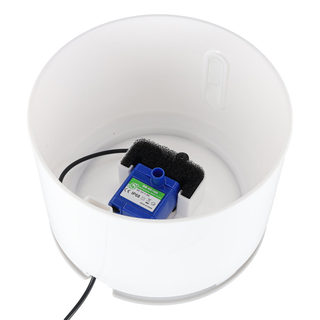 Automatyczne poidełko-fontanna dla psa i kota 2,4 l LED USB z filtrem węglowym