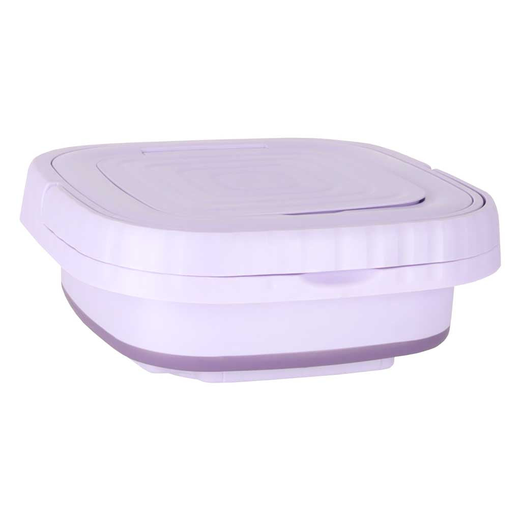 Pralka automatyczna turystyczna mini, przenośna, składana, 8l fioletowa