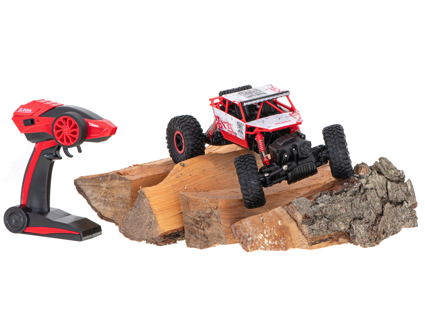 Samochód RC Rock Crawler 1:18 4WD 2,4GHz czerwony