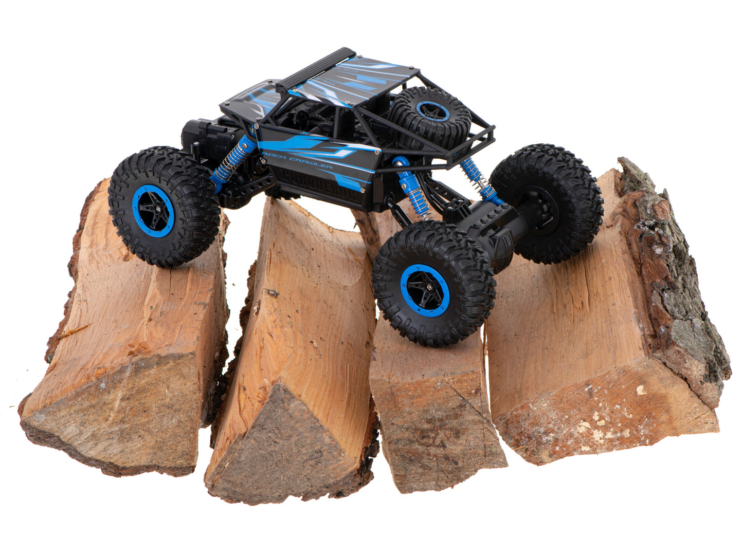 Samochód RC Rock Crawler 1:18 4WD 2,4GHz niebieski