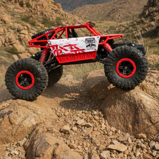 Samochód RC Rock Crawler 1:18 4WD 2,4GHz czerwony