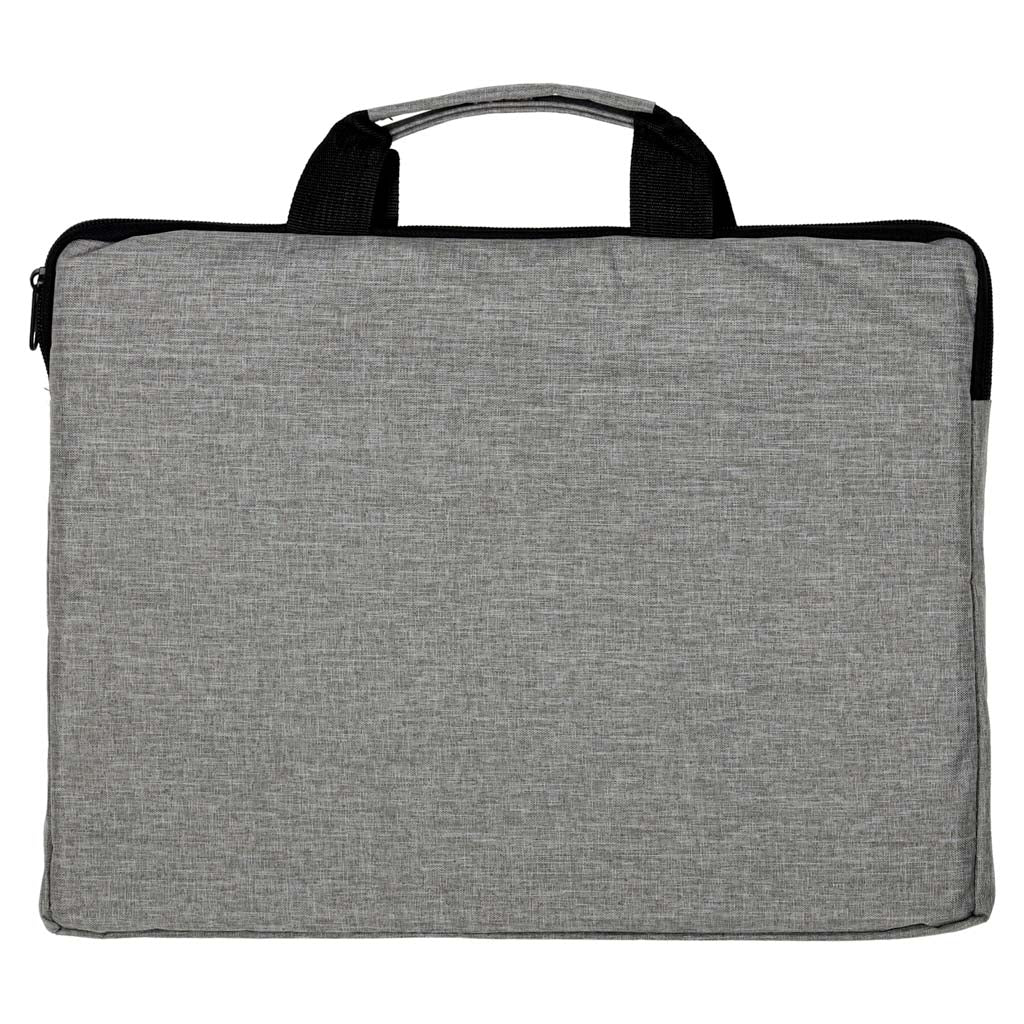 Torba biznesowa na laptopa 15,6" szara, unisex, na ramię i do ręki