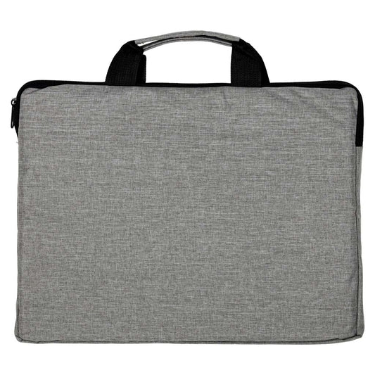 Torba biznesowa na laptopa 15,6" szara, unisex, na ramię i do ręki