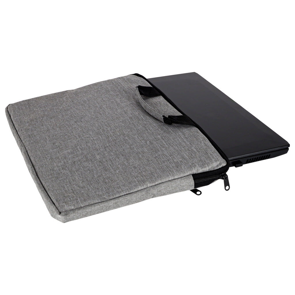 Torba biznesowa na laptopa 15,6" szara, unisex, na ramię i do ręki