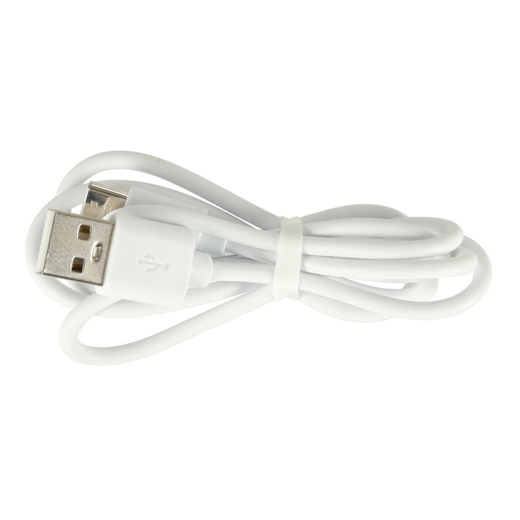 Wentylator biurkowy bezprzewodowy USB z akumulatorem 4 tryby pracy LED biały 30–38 cm
