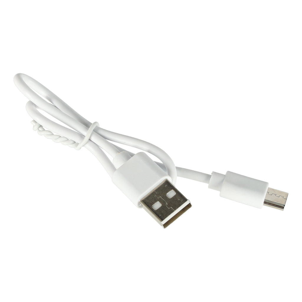 Składany wentylator biurkowy USB 2w1 z funkcją powerbanku, biały