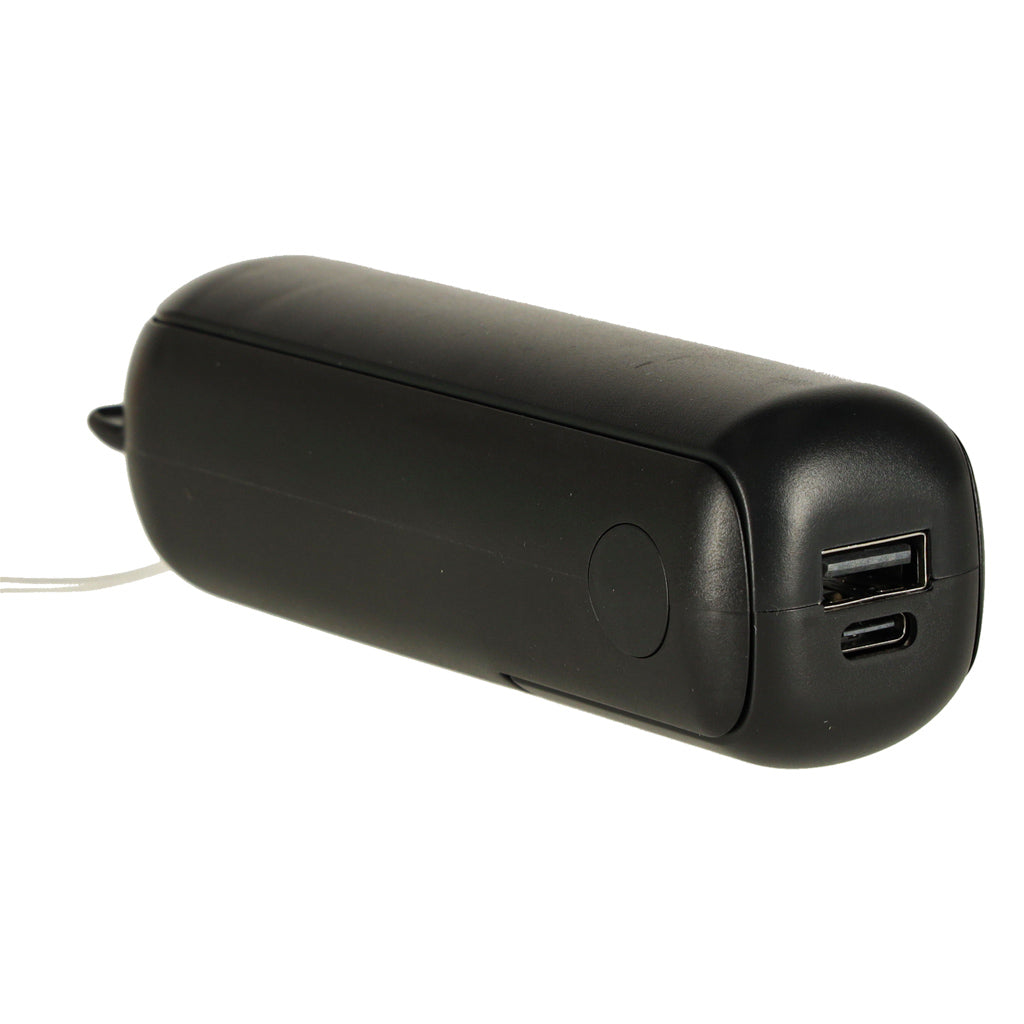 Mini wentylator USB 2w1 składany przenośny biurkowy czarny