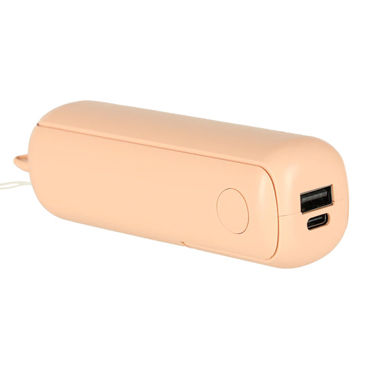 Składany mini wentylator USB przenośny 3W różowy