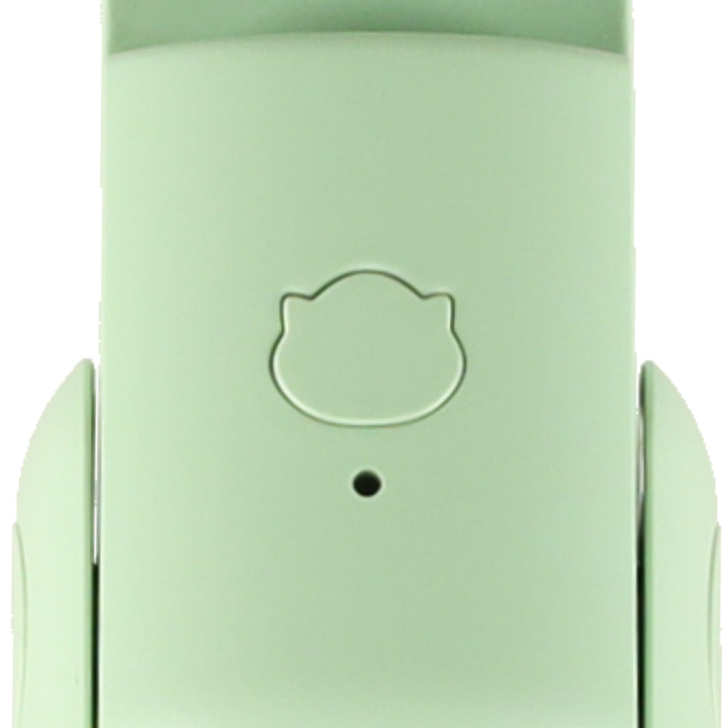 Składany mini wentylator USB 3W zielony 1200 mAh z akumulatorem i 3 trybami nawiewu