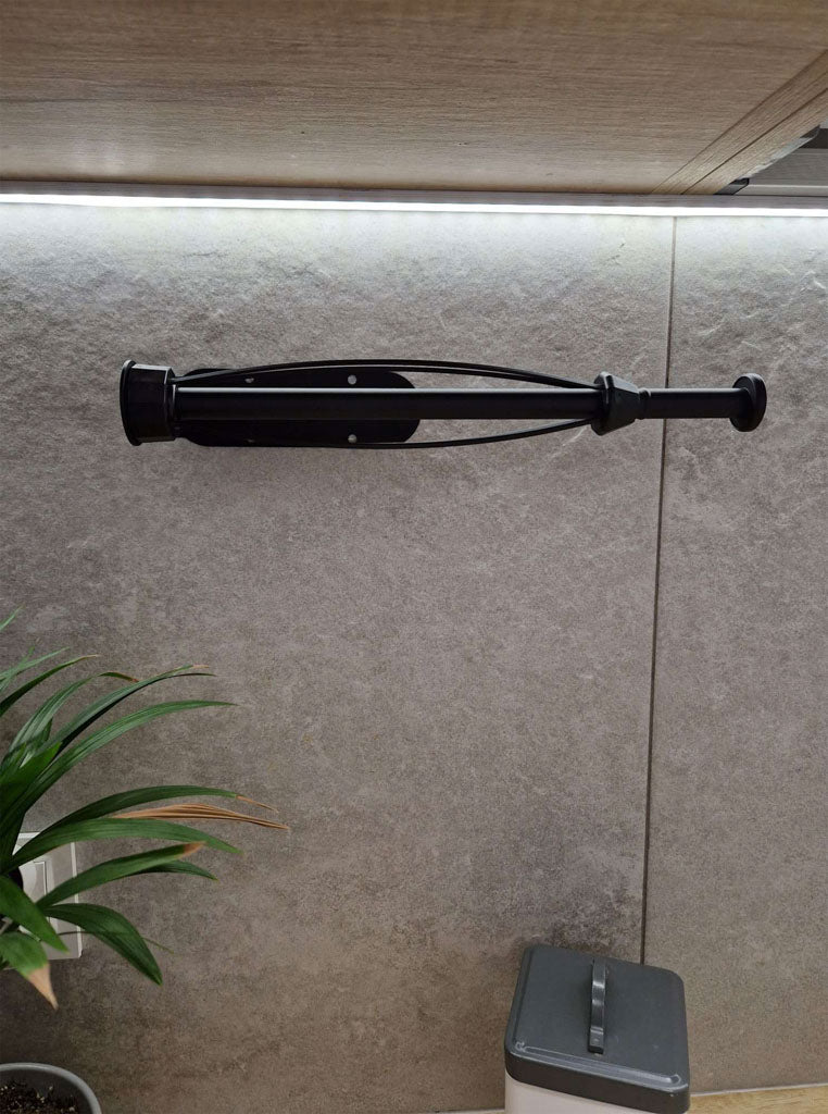 Uchwyt na ręcznik papierowy obrotowy, loft, czarny